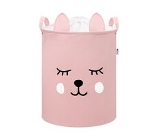 Sipo Koš na hračky se šňůrkou, skládací bavlněný