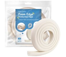 Sipo Ochranná páska pěnová pro ochranu hran a rohů nábytku, 2m, ECRU