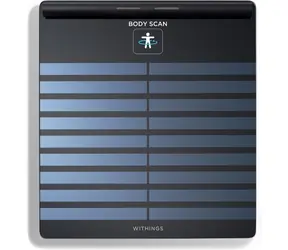 Withings Body Scan černá / Chytrá osobní váha / nosnost 200kg / Bluetooth / WiFi