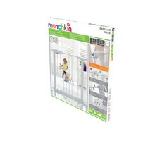 Munchkin - Bezpečnostní dětská zábrana Easy Loc bílá se 7 cm rozšířením / do 24 měsíců