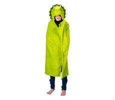 Cozy Noxxiez Dinosaurus - hřejivá deka s kapucí se zvířátkem a tlapkovými kapsami / od 3 let