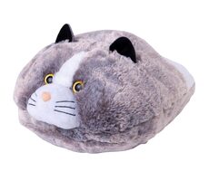 Cozy Noxxiez Kočka - hřejivý plyšový pantofel / od 0 let