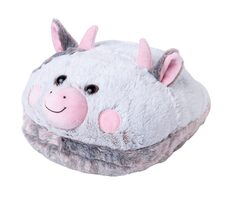 Cozy Noxxiez Kravička - hřejivý plyšový pantofel / od 0 let