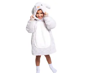 Cozy Noxxiez Králík - hřejivá televizní mikinová deka s kapucí / 3 - 6 let