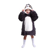 Cozy Noxxiez Lenochod - hřejivá televizní mikinová deka s kapucí pro děti / 3 - 6 let