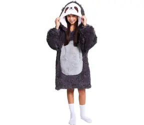 Cozy Noxxiez Lenochod - hřejivá televizní mikinová deka s kapucí / 7 - 12 let