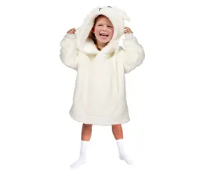 Cozy Noxxiez Ovečka - hřejivá televizní mikinová deka s kapucí / 7 - 12 let