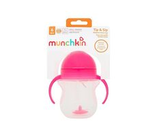 Munchkin Click Lock™ Tip & Sip hrneček 207ml, růžový