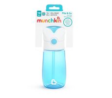 Munchkin Hrneček s brčkem Flip & Go™ modrý