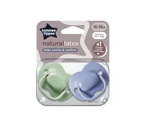 Tommee Tippee Dudlík Cherry Latex 18-36m, 2 ks
