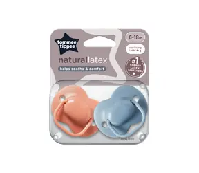 Tommee Tippee Dudlík Cherry Latex 6-18m, 2 ks