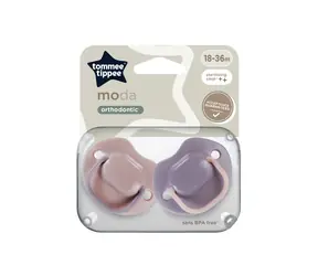 Tommee Tippee Dudlík silikon Moda, 18-36m, 2ks - více barevných variant