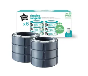Tommee Tippee Simplee Náhradní Kazety, 6 ks