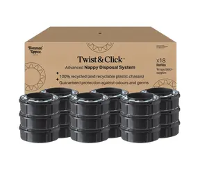 Tommee Tippee Twist & Click Náhradní Kazety Výhodné Balení, 18 ks