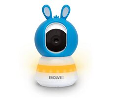 EVOLVEO Baby Monitor N5 modrá / Elektronická videochůvička / 360° dohled / obousměrná komunikace