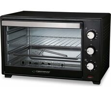 Zanovní - Esperanza EKO008 PROSCIUTTO elektrická mini trouba černá / 1600W / 20 L / teplota 0-250°C / 3 funce pečení  / zánovní