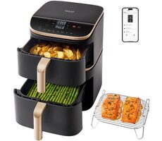 Cosori Turbo Tower Pro chytrá horkovzdušná fritéza 10,8l černá