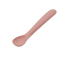 KikkaBoo Lžička Platinum Silicone Blush / od 6 měsíců