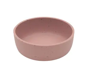 KikkaBoo Miska Platinum Silicone Blush / od 6 měsíců