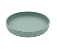 KikkaBoo Talíř Platinum Silicone Sage / od 6 měsíců