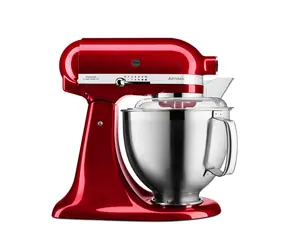 KitchenAid 5KSM185PSECA červená metalíza / Kuchyňský robot Artisan / 300W / 4,8L / 10 rychlostí