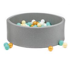 Ludi Hrací ohrádka s míčky textilní / od 6 měsíců