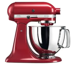 KitchenAid 5KSM125 královská červená / Kuchyňský robot Artisan / 300 W / 4,8L / 10 rychlostí