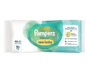 Pampers Harmonie New Baby Dětské čisticí ubrousky 46 ks