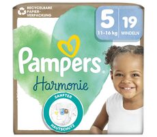 Pampers Harmonie Junior 11-16 kg (19 ks) / plenkové kalhotky / velikost 5 (11-16 kg )