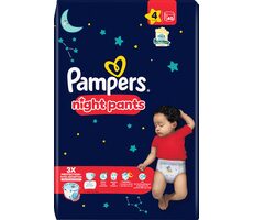 Pampers Night Pants 9-15 kg (40 ks) / Noční plenkové kalhotky / velikost 4 (9-15 kg)