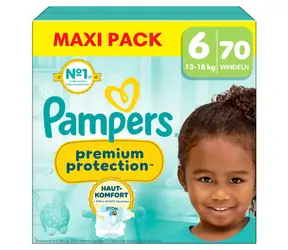 Pampers Premium Protection 13-18 kg (70 ks) / plenkové kalhotky / velikost 6 (13-18 kg)