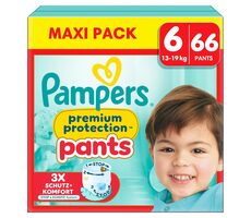 Pampers Premium Protection 13-19 kg (66 ks) / plenkové kalhotky / velikost 6 (13-19 kg)