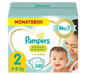 Pampers Premium Protection Mini 4-8kg (240 ks) / plenkové kalhotky / velikost 2 (4-8kg )