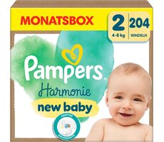 Pampers Harmonie Mini 4-8kg (204 ks) / plenkové kalhotky / velikost 2 (4-8kg)