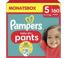 Pampers Baby Dry Pants Junior 11-17kg (160 ks) / plenkové kalhotky / velikost 5  (11-17kg)