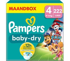 Pampers Baby Dry Paw Patrol 9-14kg (222 ks) / plenkové kalhotky / velikost 4 (9-14kg)