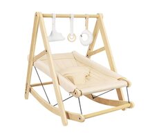 Tulano Moon 45 2v1 krémová / Houpací lehátko / od narození do 9 kg