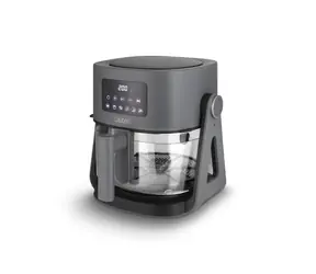 Rozbaleno - Lauben Glass&Grill Air Fryer 3in1 5500BG / Horkovzdušná fritéza / 1500 W / 5.5 l / 6 programů  / rozbaleno