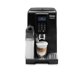 Zánovní - DeLonghi Dinamica ECAM 353.75.B černá / Automatický kávovar / 1450W / 15 bar / 1.8 L / napěňovač mléka / zánovní