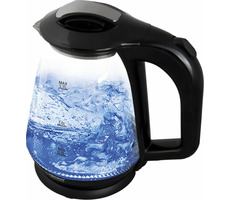 Bazar - Esperanza EKK024K MISSOURI rychlovarná konvice černá / 1500 W / 1.7 L / LED podsvícení / sklo a plast / bazar