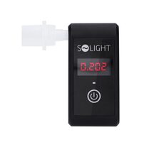 Solight 1T09 alkohol tester mini / Fuel Cell / 0.0 - 5.0‰ BAC / citlivost 0.08‰