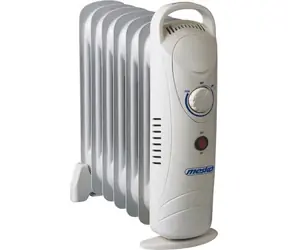Rozbaleno - Mesko MS 7804 bílá / Elektrický olejový radiátor / 7 žeber / 800W / rozbaleno