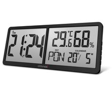 ELDONEX TimeCheck nástěnné hodiny černá