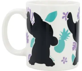 STOR Hrneček keramický měnící barvu 325ml Stitch