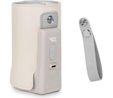 LIONELO Bezdrátový ohřívač lahví Thermup Go Plus Beige Sand / 3000 mAh / LCD / 5 teplot