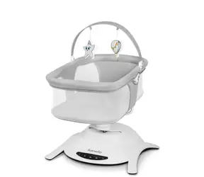 LIONELO Kojenecké lehátko Bella Set Grey Concrete 2v1 / do 9 kg
