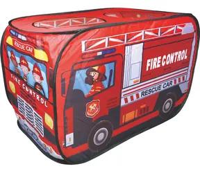 PLEJO Dětský pop up stan Hasiči / od 3 let
