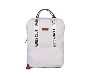 Childhome Přebalovací batoh Family Club Signature Teddy Off White / 40 x 30 x 16 cm