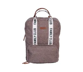 Childhome Přebalovací batoh Family Club Signature Teddy Off White / 40 x 30 x 16 cm