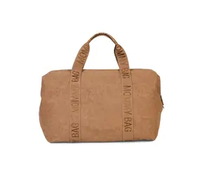 Childhome Přebalovací taška Mommy Bag Signature Prestige Hazelnut / 55 x 30 x 40 cm